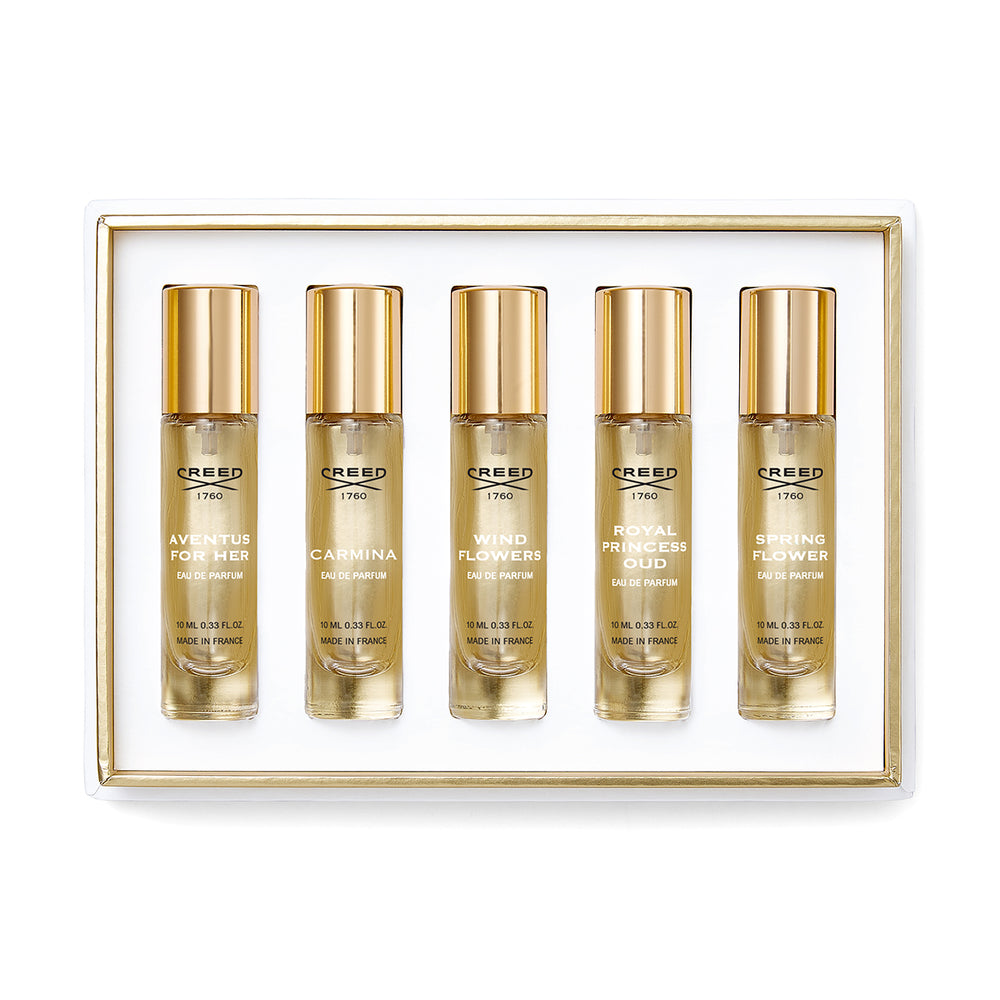 5x10ml women's gift set open straight on