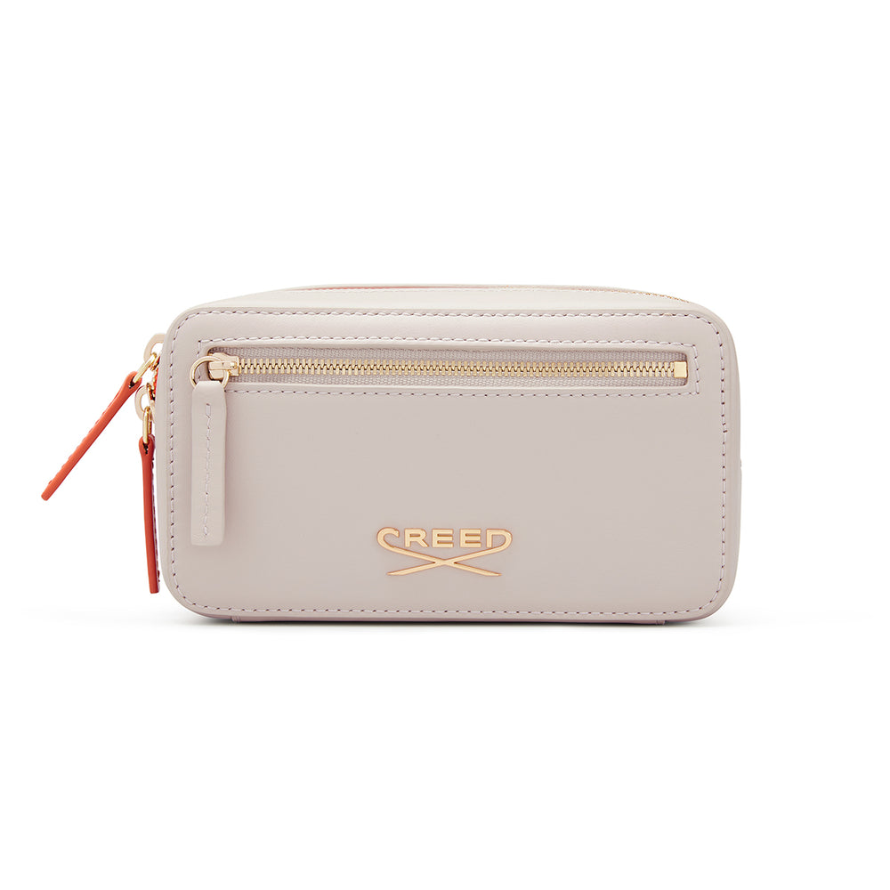 Leather Wash Bag - Fawn