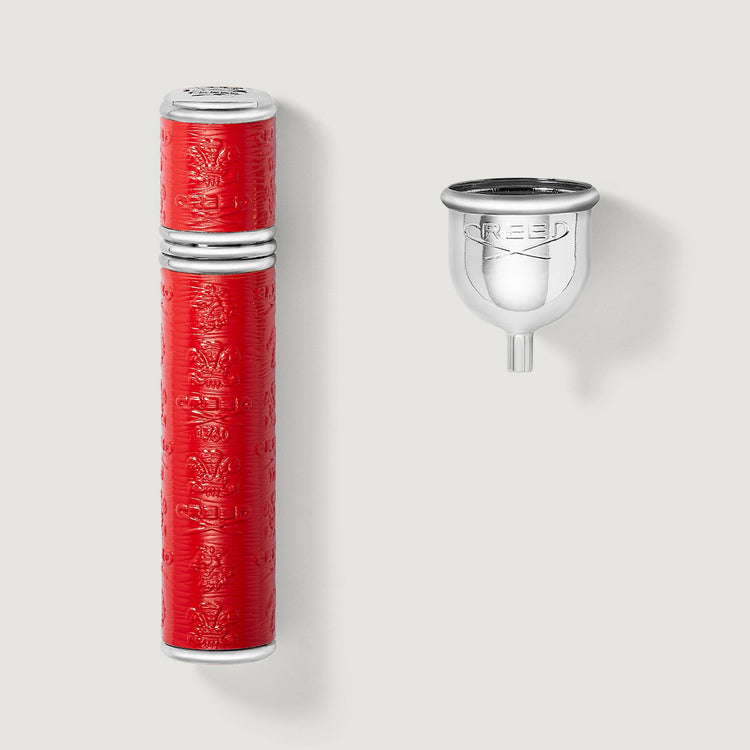 Atomizador de Perfume de Viaje Recargable 10ml- Plata/Rojo Atomizador de Perfume de Viaje Recargable 10ml- Plata/Rojo