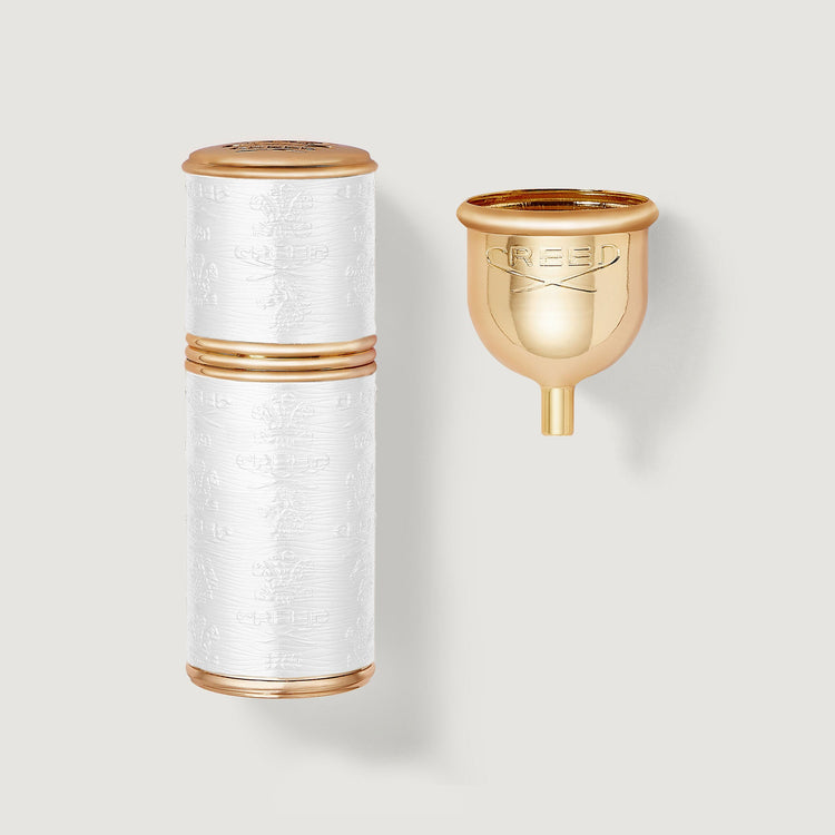 Atomizador de Perfume de Viaje Recargable 50ml - Oro/Blanco Atomizador de Perfume de Viaje Recargable 50ml - Oro/Blanco