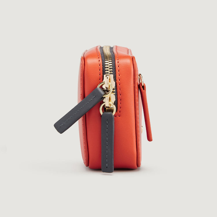 Bolso de Viaje en Piel - Naranja Bolso de Viaje en Piel - Naranja