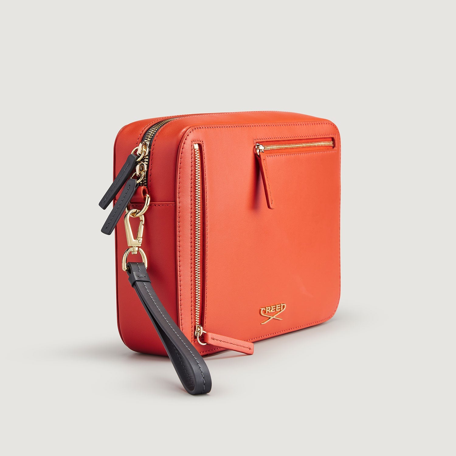 Bolso de Viaje en Piel - Naranja