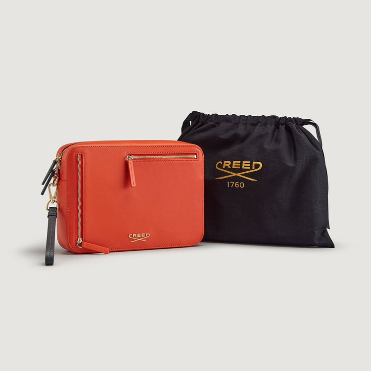 Bolso de Viaje en Piel - Naranja