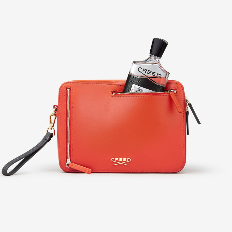 Bolso de Viaje en Piel - Naranja