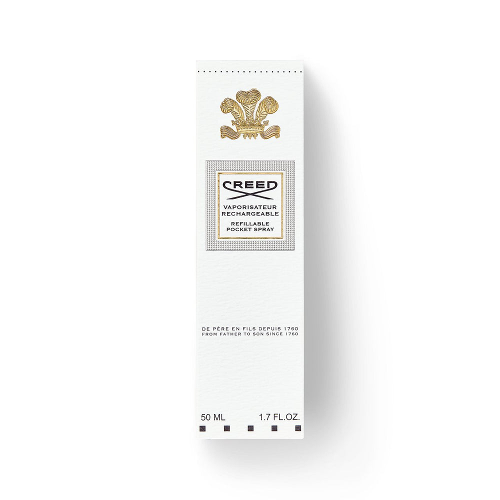 Creed Black With Silver Trim Atomizador de lujo caja